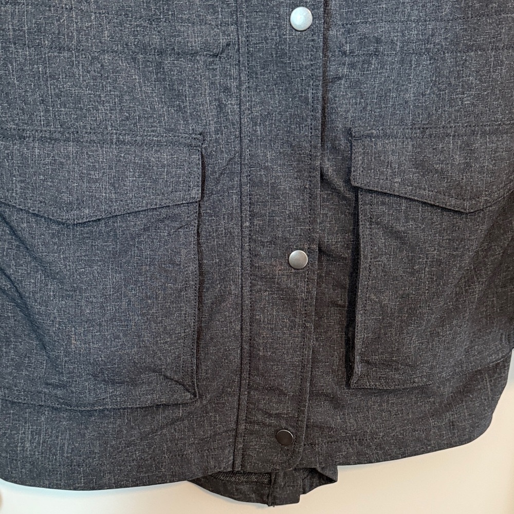 Duluth Trading Co Dark Gray Utility Jacket with Hood - Picture 4 of 8